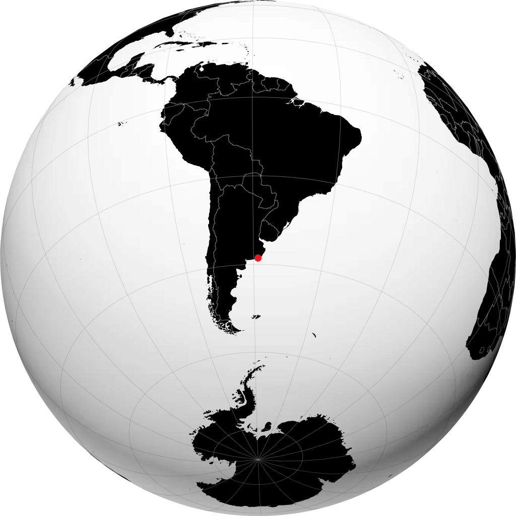 Necochea á hnöttnum