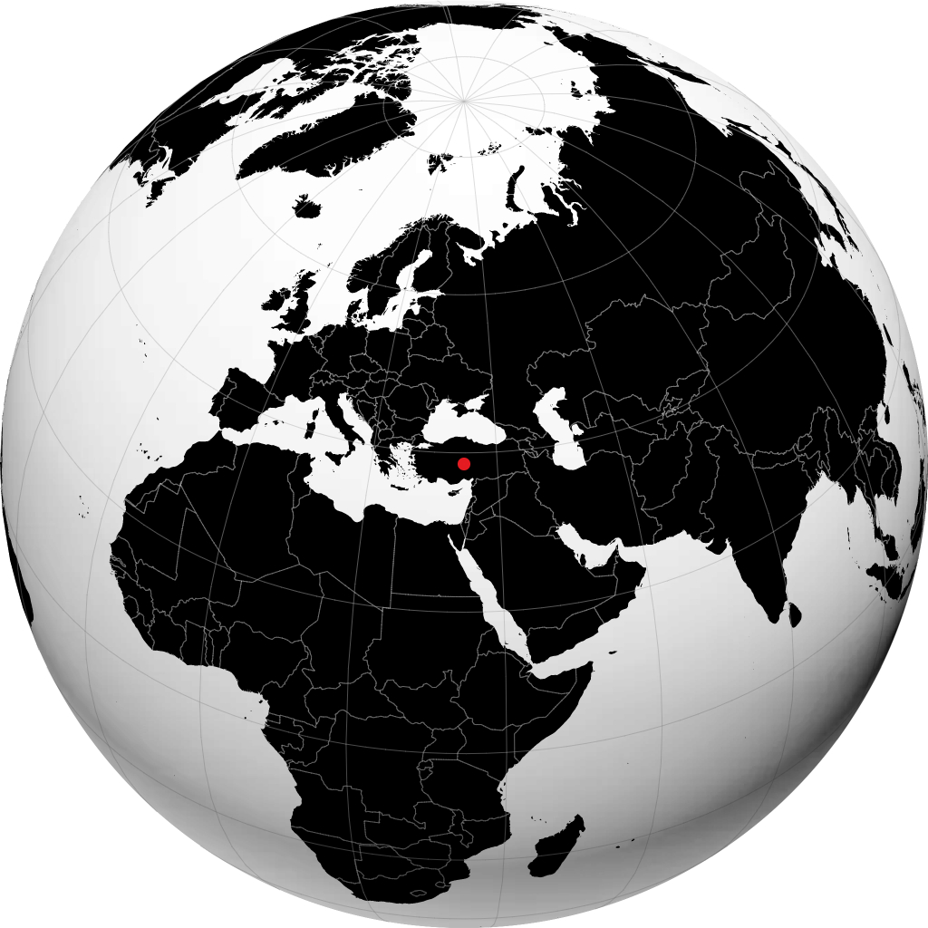 Nevşehir á hnöttnum