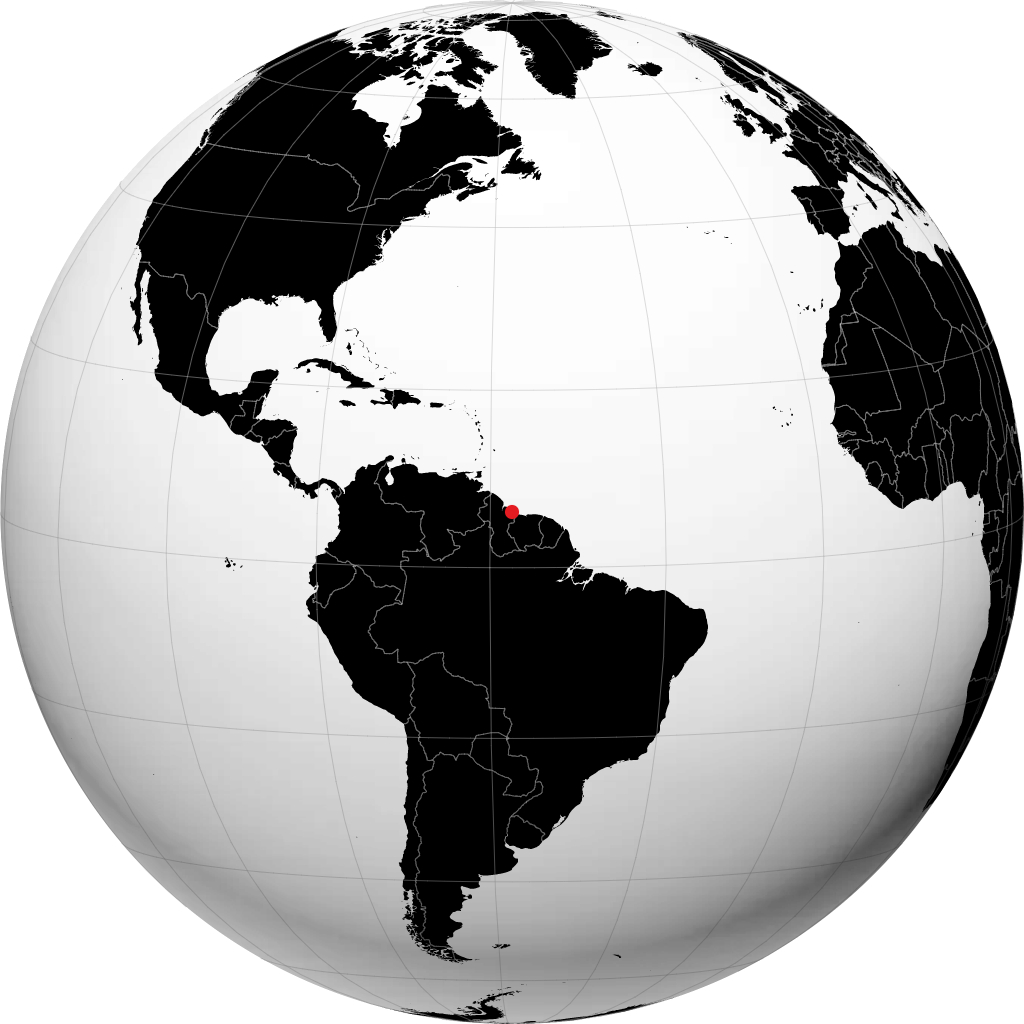 New Amsterdam á hnöttnum