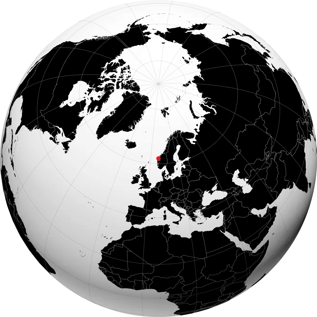Nordfjordeid á hnöttnum