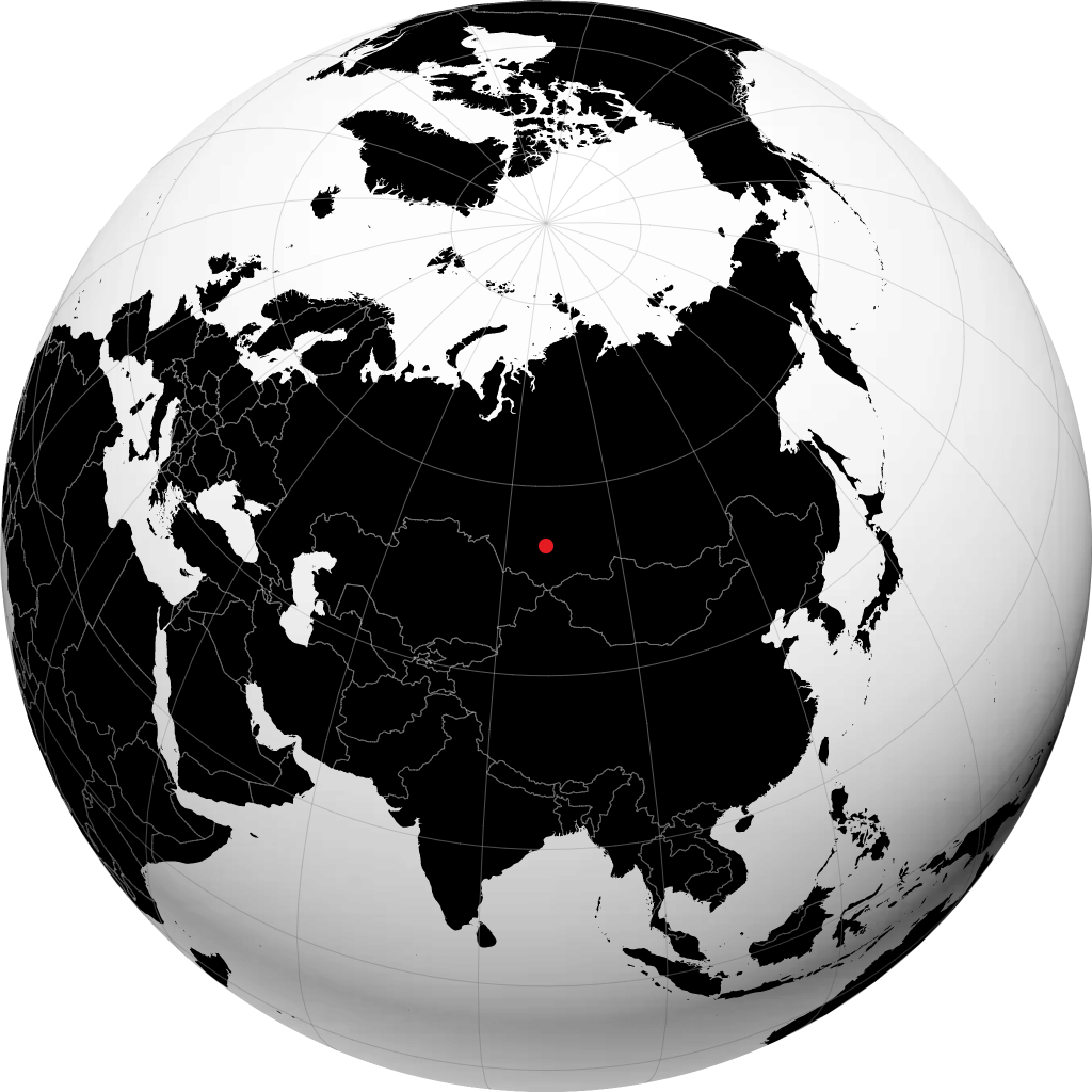 Novokuznetsk á hnöttnum