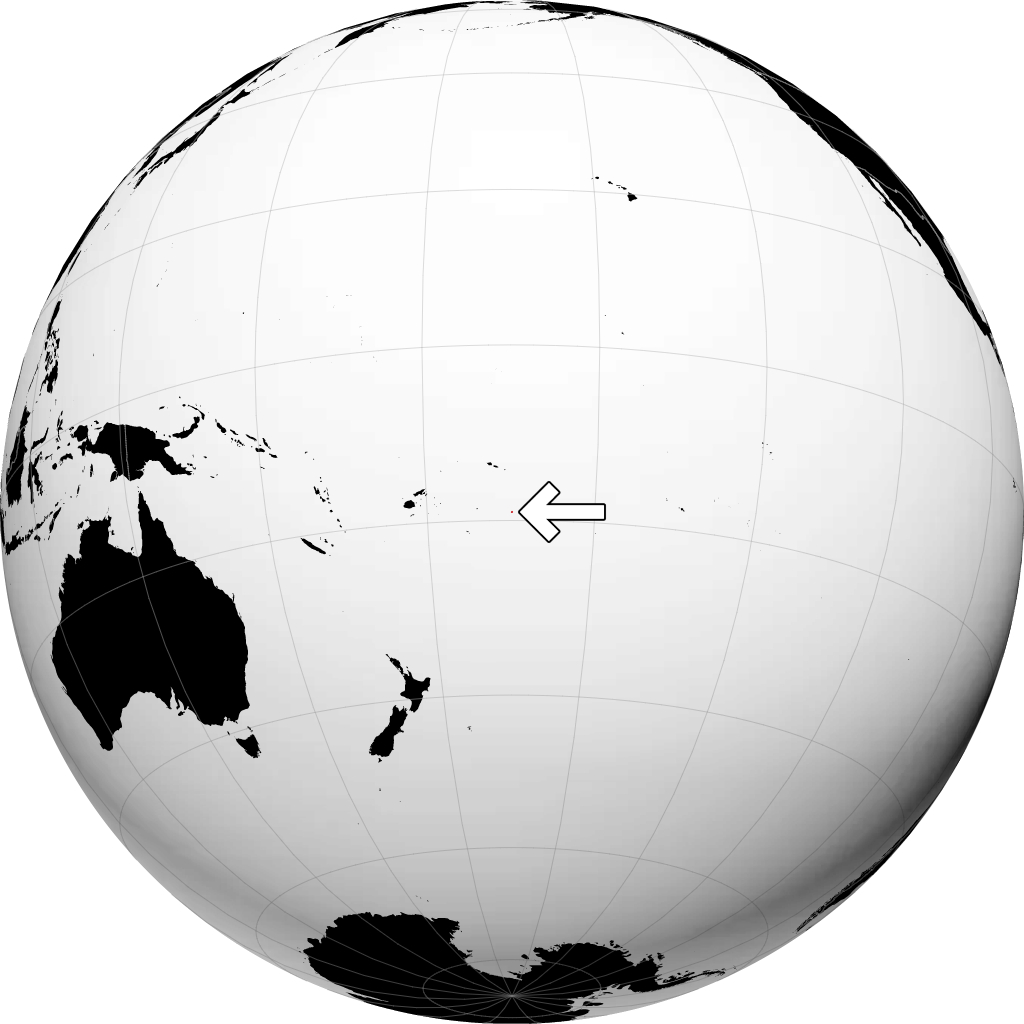 Niue á hnöttnum