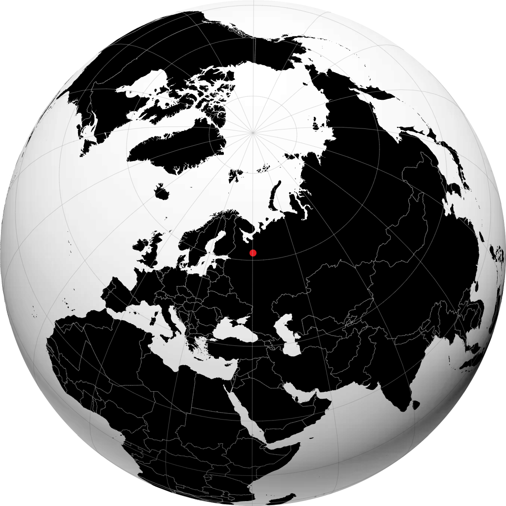 Nyandoma á hnöttnum