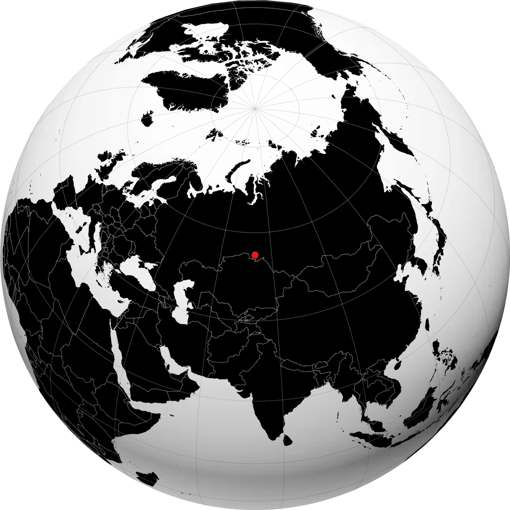 Omsk á hnöttnum