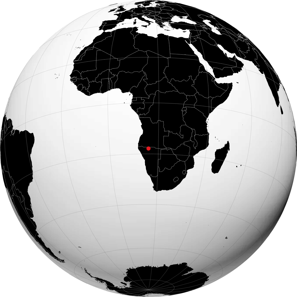 Ondangwa á hnöttnum