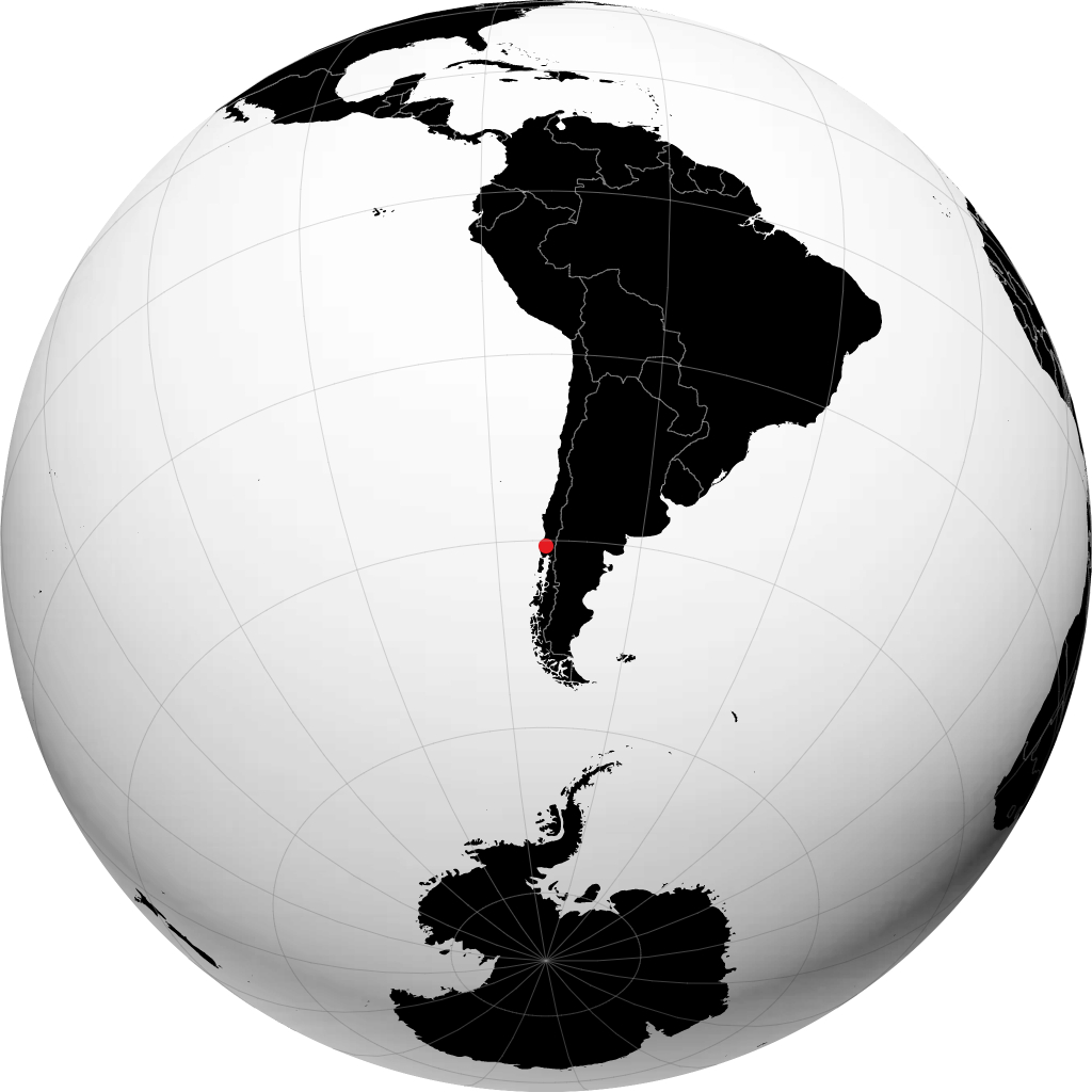 Osorno á hnöttnum