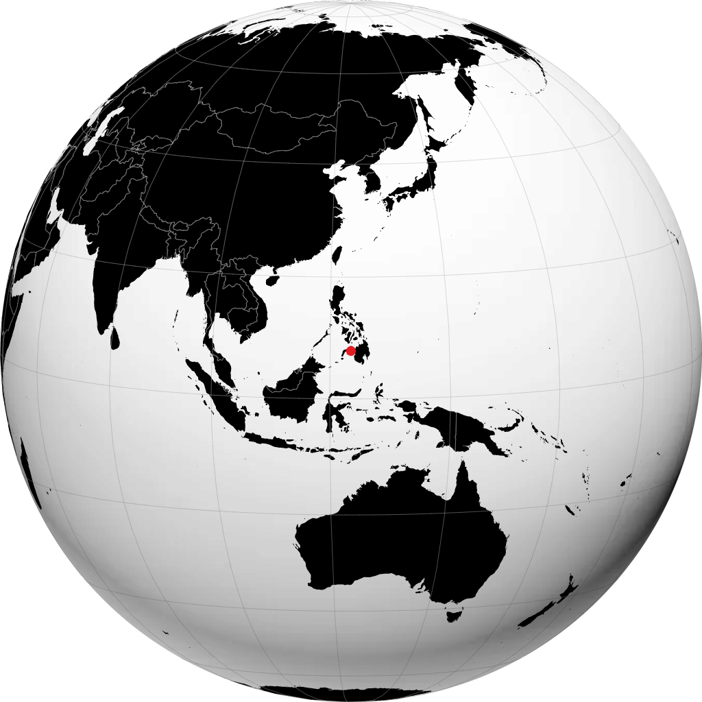Pagadian á hnöttnum
