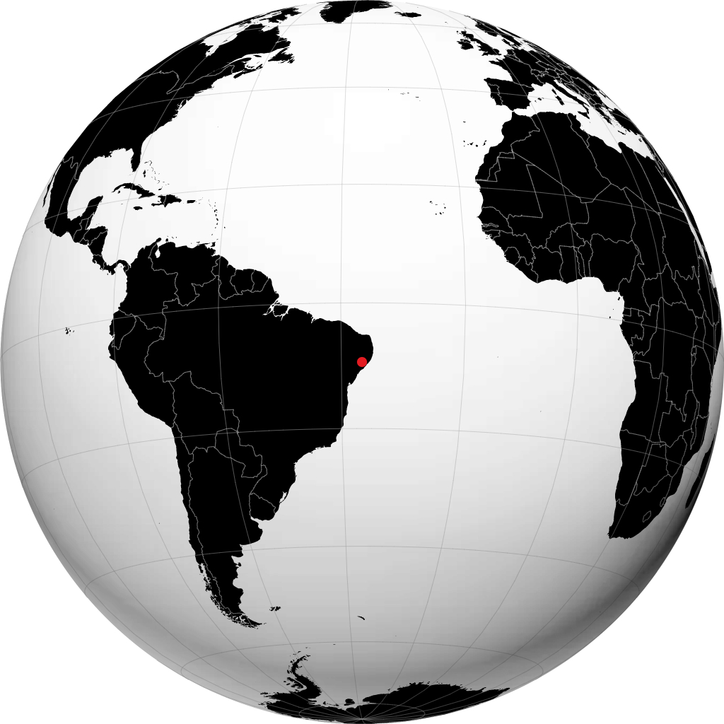 Palmeira dos Indios á hnöttnum