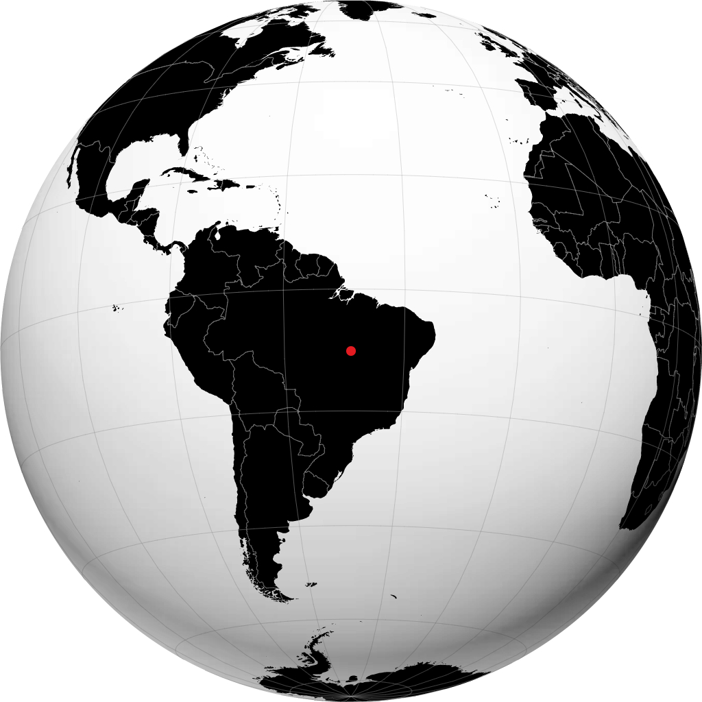 Paraiso do Tocantins á hnöttnum