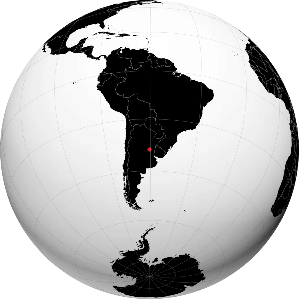 Paraná á hnöttnum