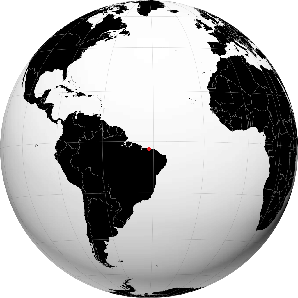 Parnaíba á hnöttnum