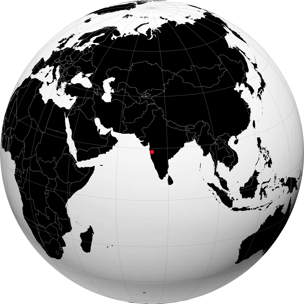 Pimpri-Chinchwad á hnöttnum