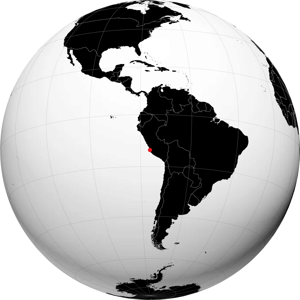 Pisco á hnöttnum
