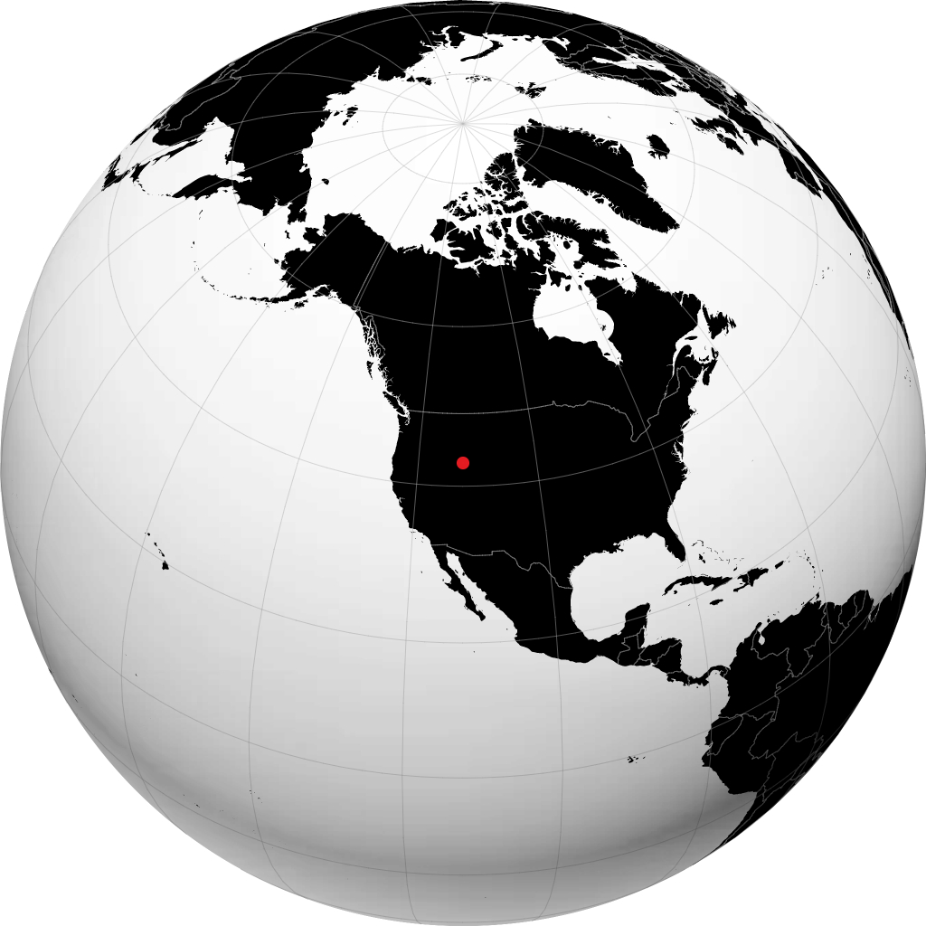 Pocatello á hnöttnum