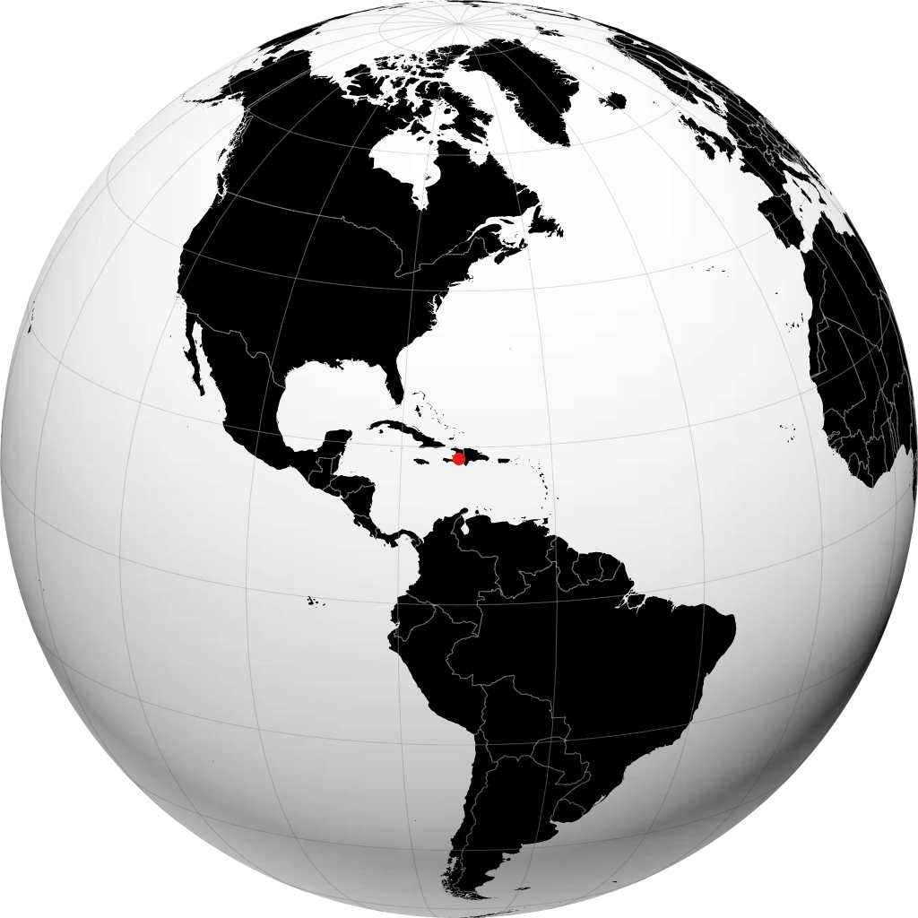 Port-au-Prince á hnöttnum