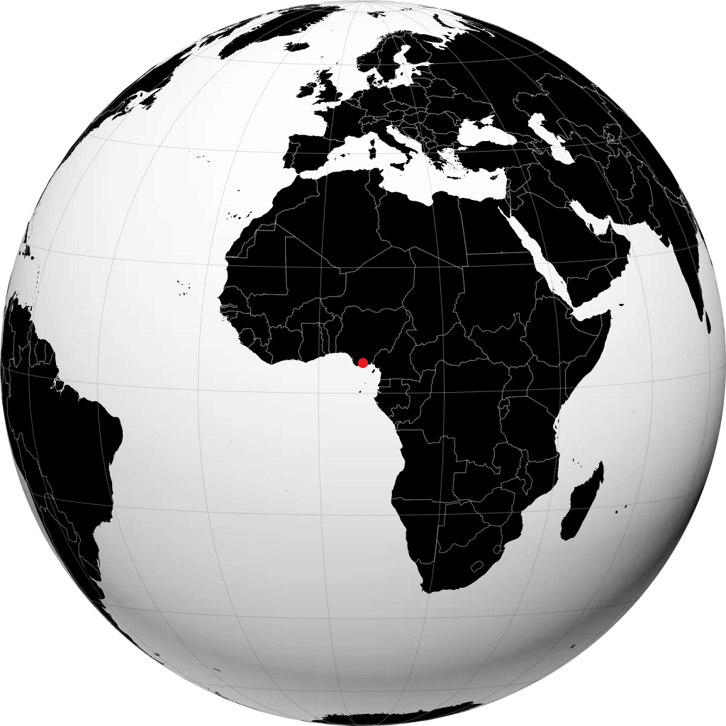 Port Harcourt á hnöttnum