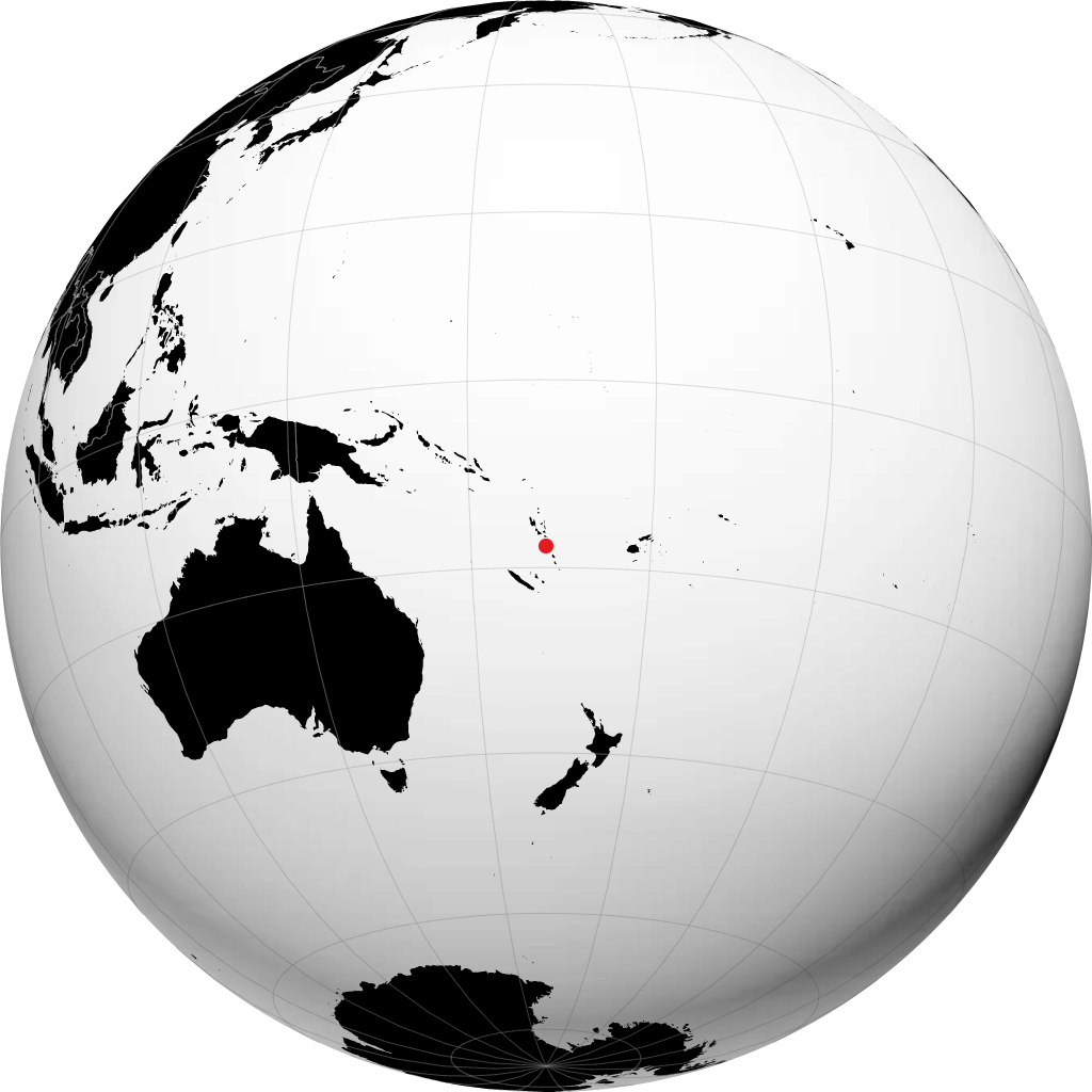 Port Vila á hnöttnum