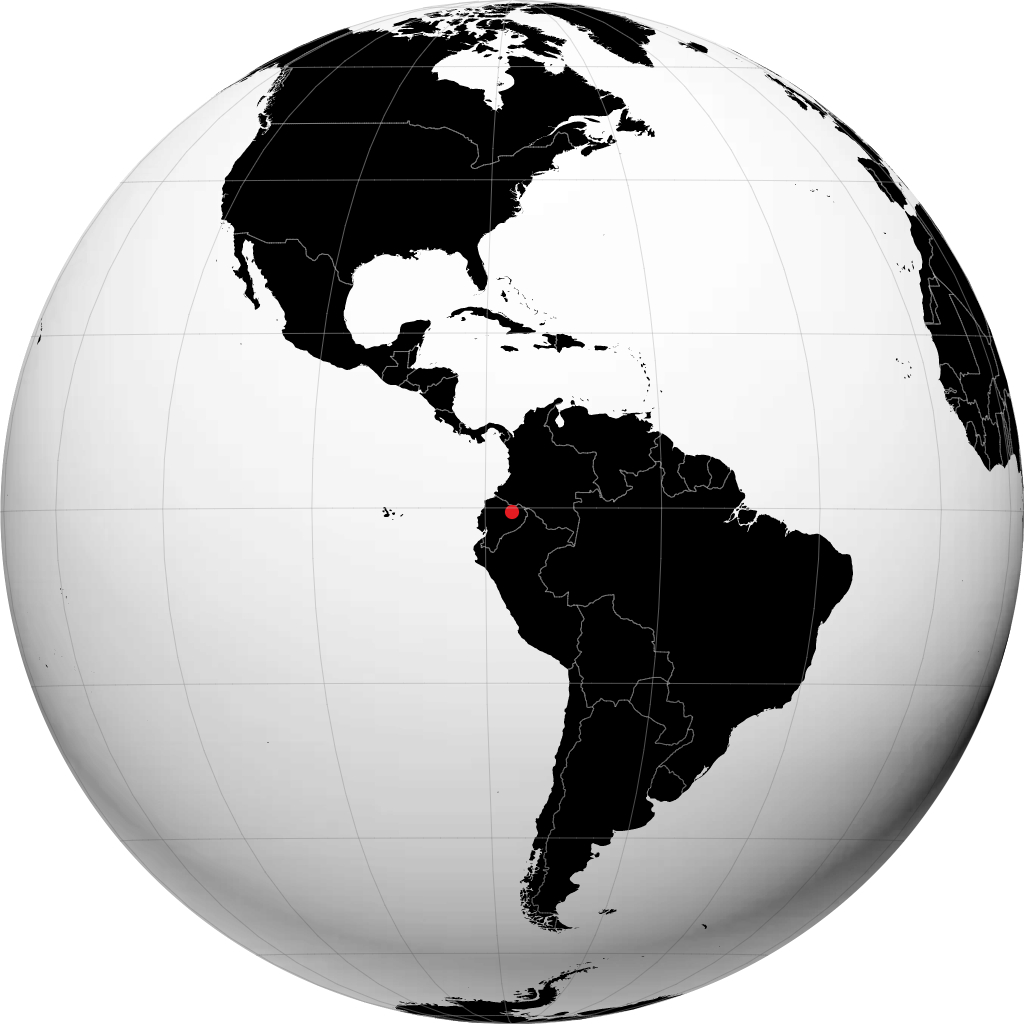 Puerto Francisco de Orellana á hnöttnum