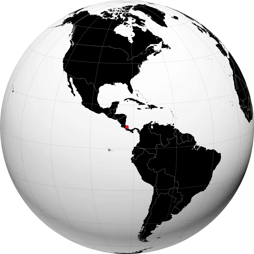 Puerto Limón á hnöttnum