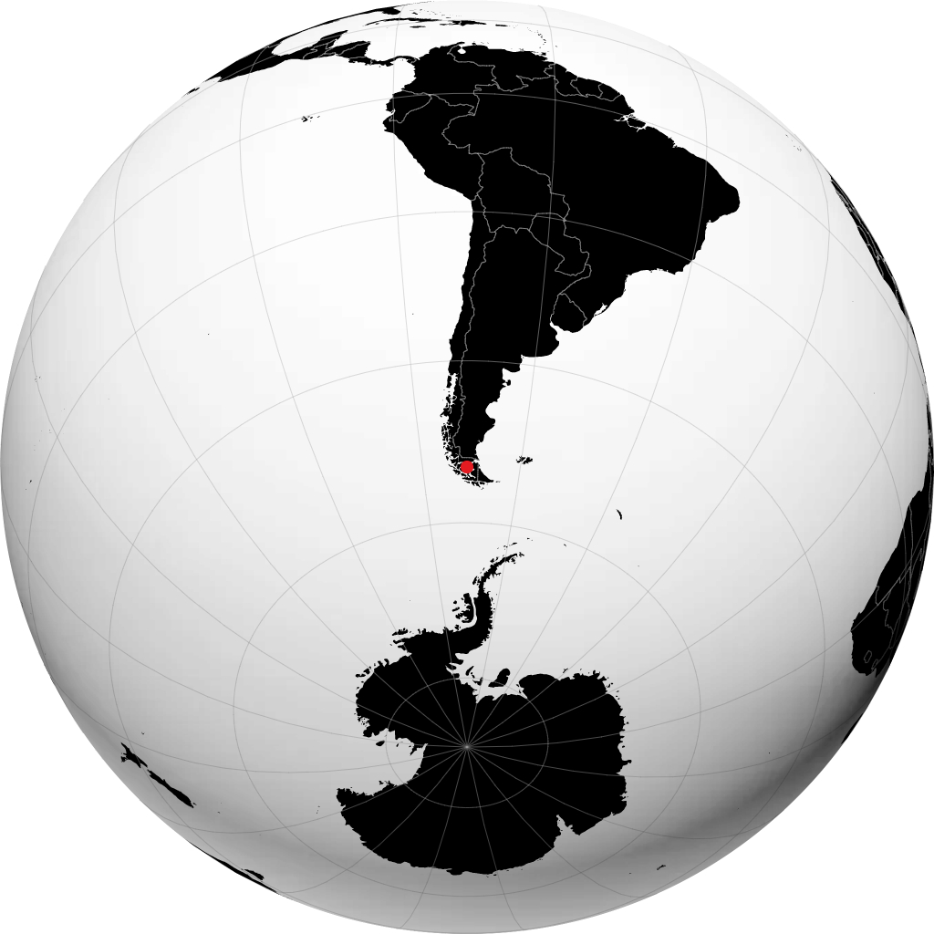 Punta Arenas á hnöttnum