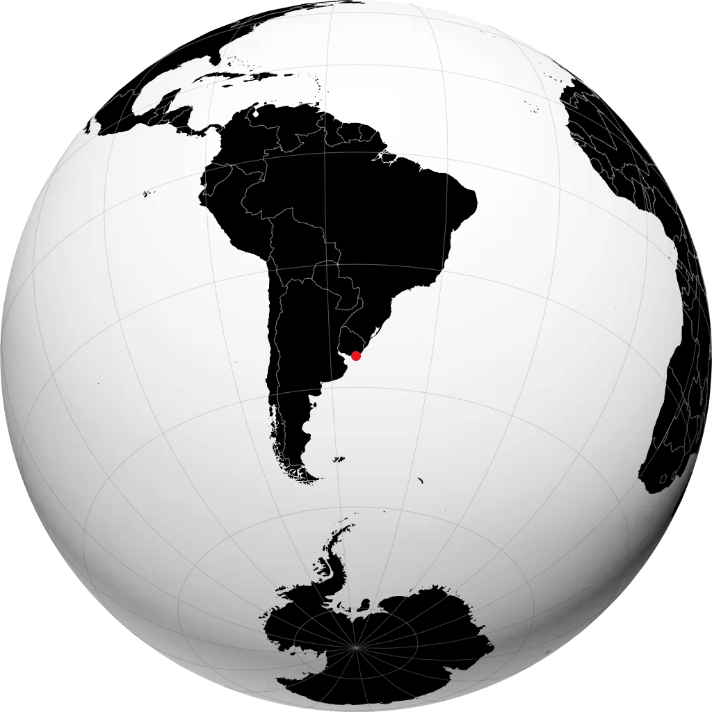 Punta del Este á hnöttnum