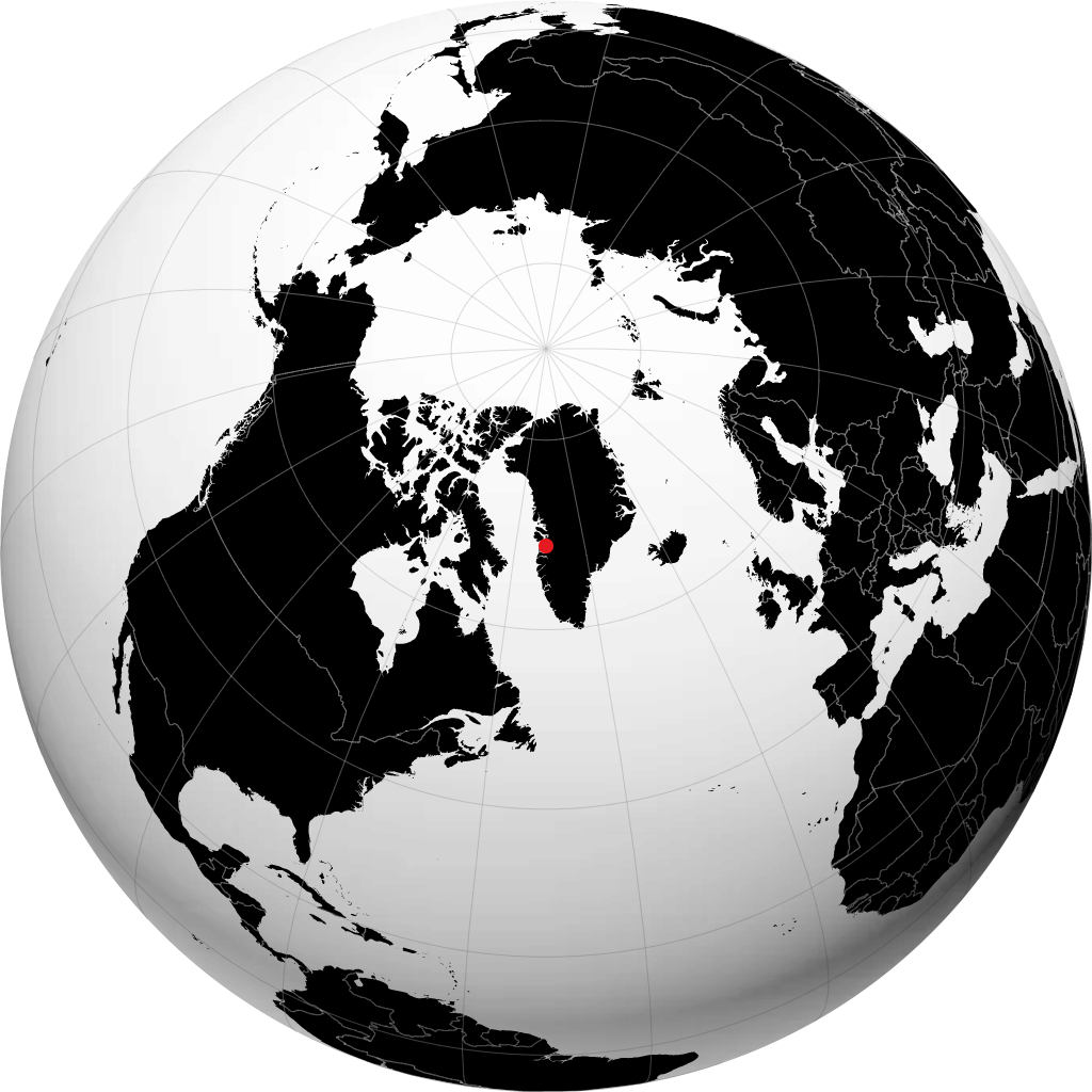 Qasigiannguit á hnöttnum