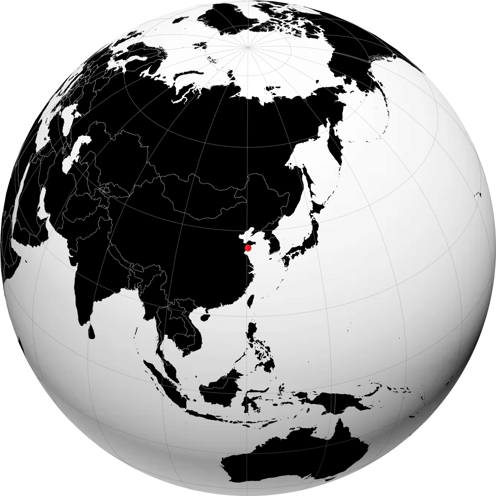 Qingdao á hnöttnum