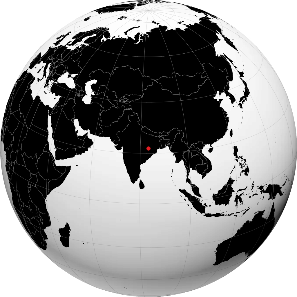 Raigarh á hnöttnum