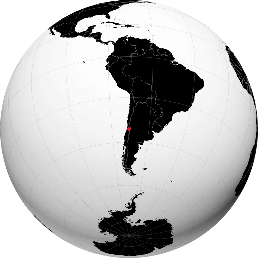Rancagua á hnöttnum