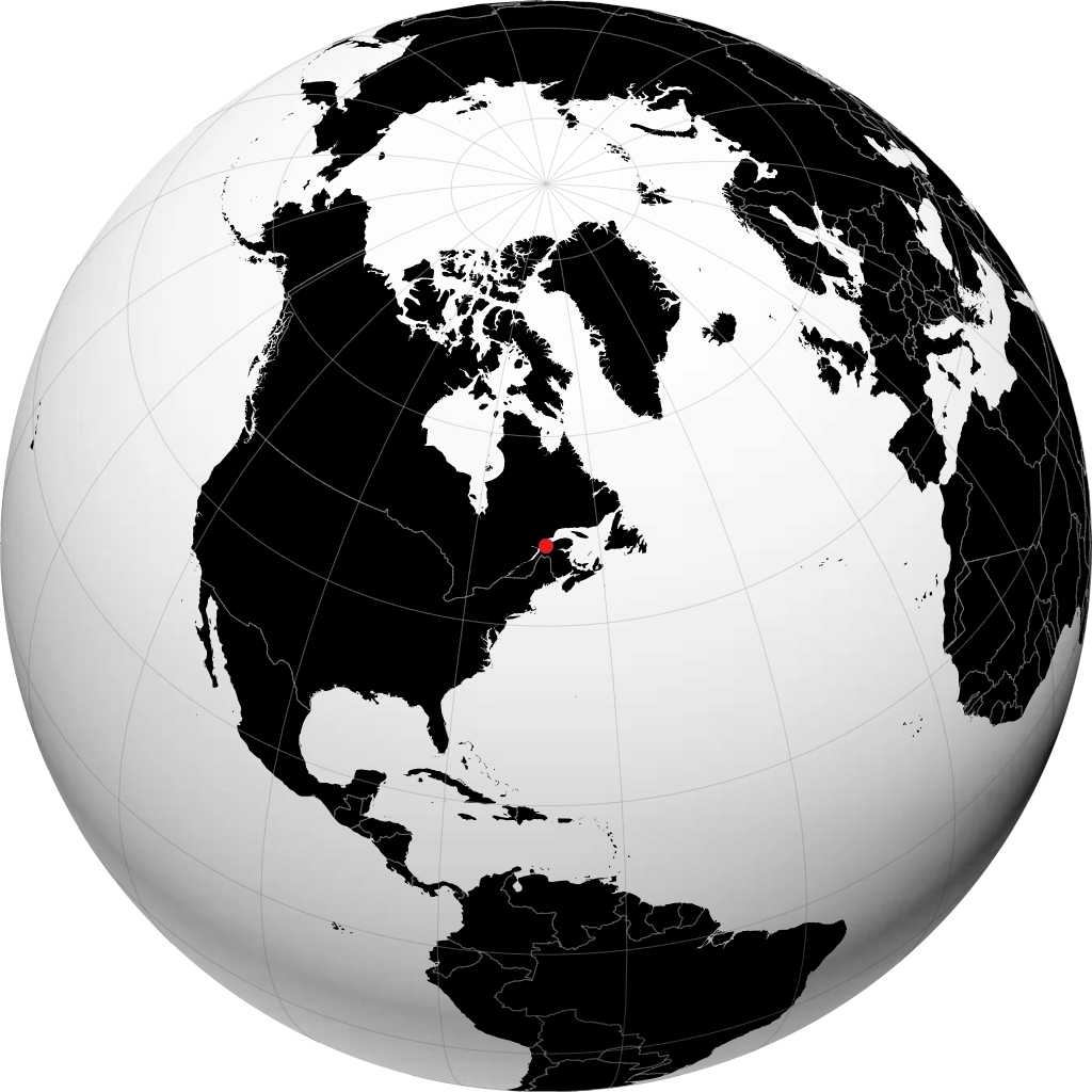 Rimouski á hnöttnum