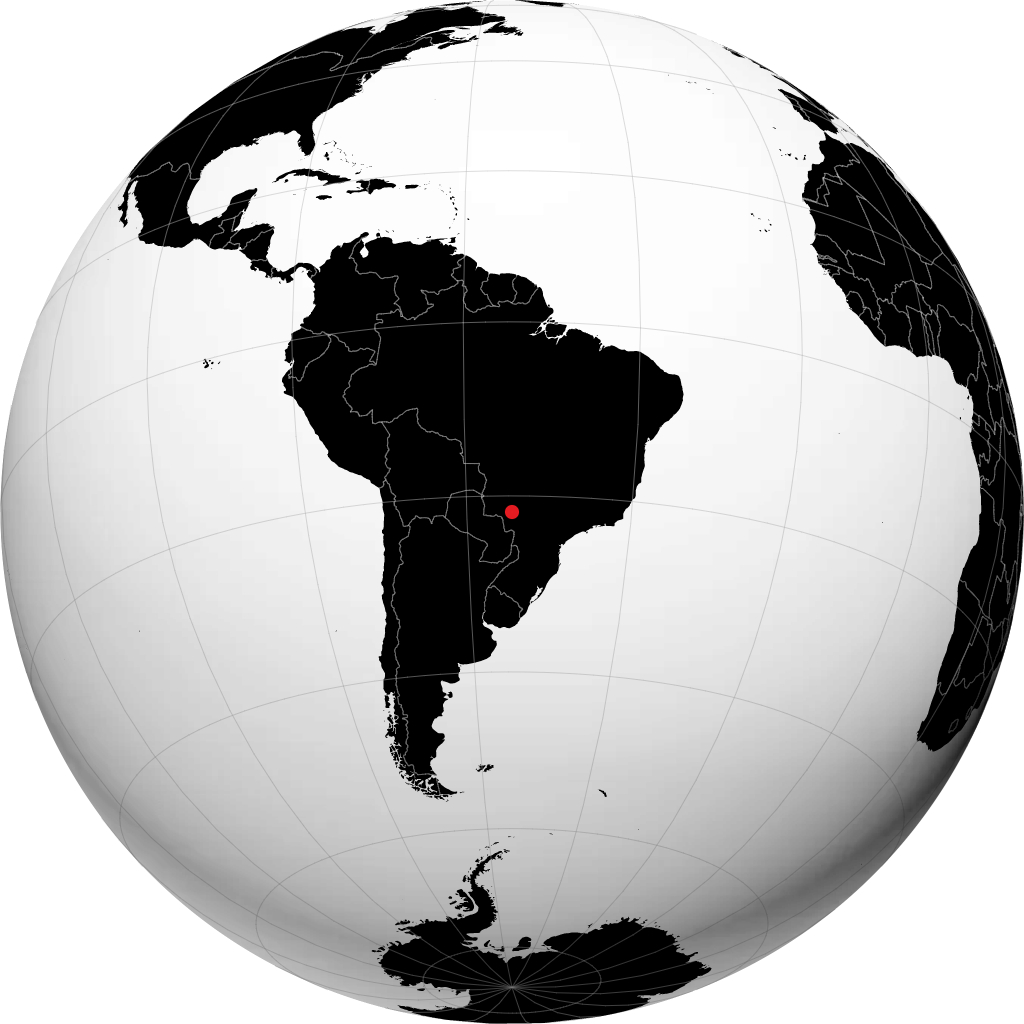 Rio Brilhante á hnöttnum