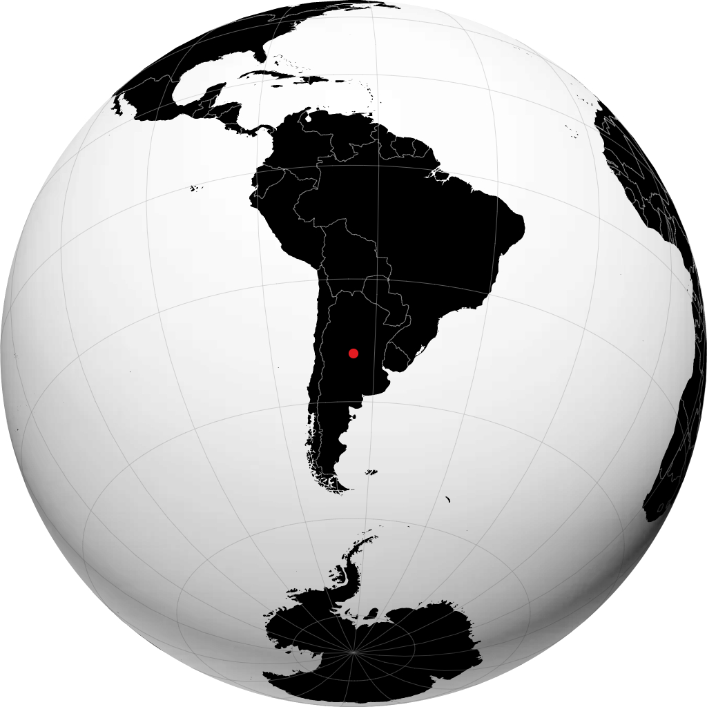 Rio Tercero á hnöttnum