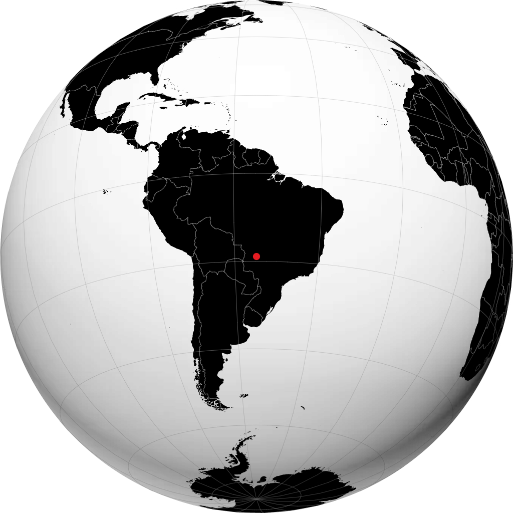 Rio Verde de Mato Grosso á hnöttnum