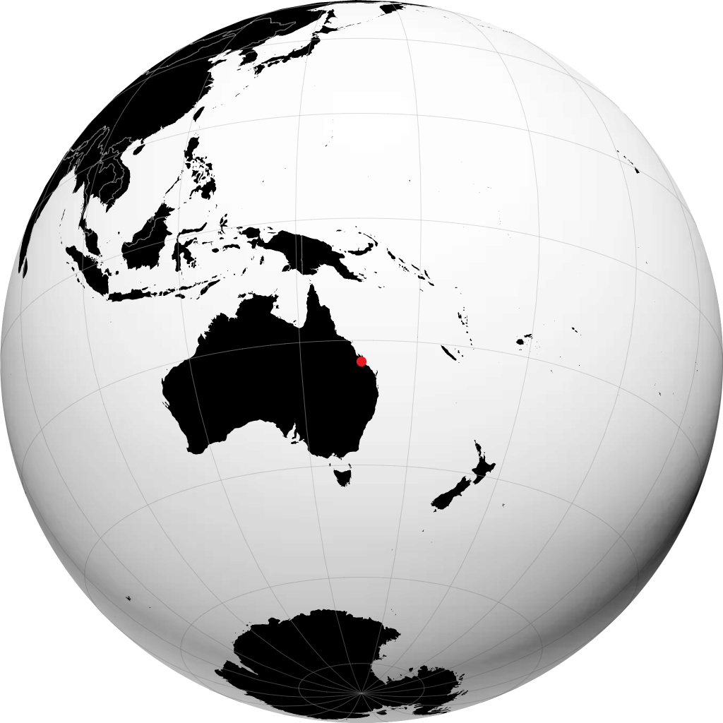 Rockhampton á hnöttnum