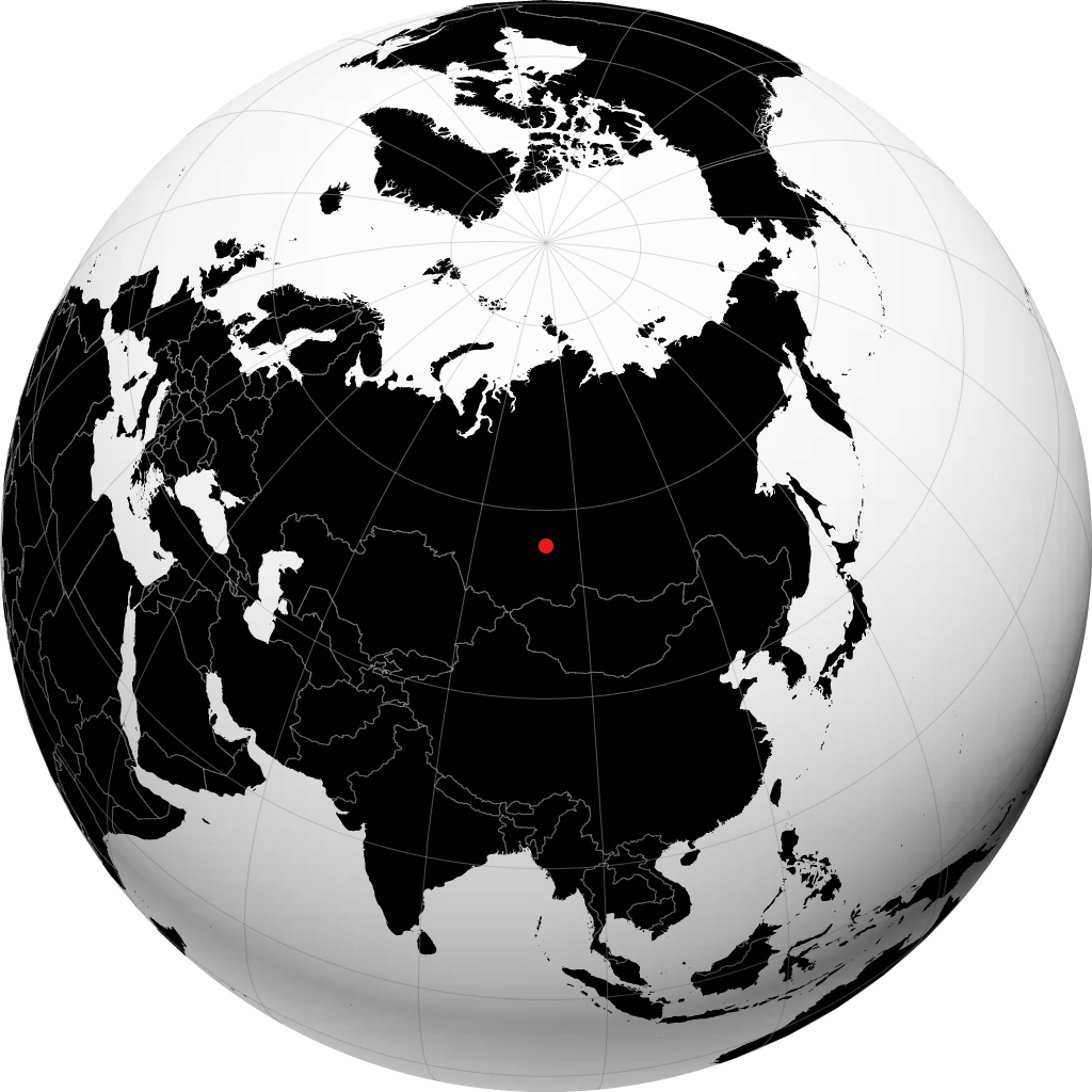 Zheleznogorsk á hnöttnum
