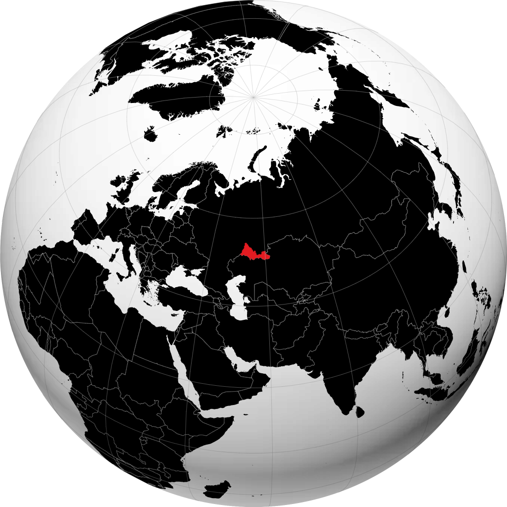 Orenburgskaya Oblast' á hnöttnum