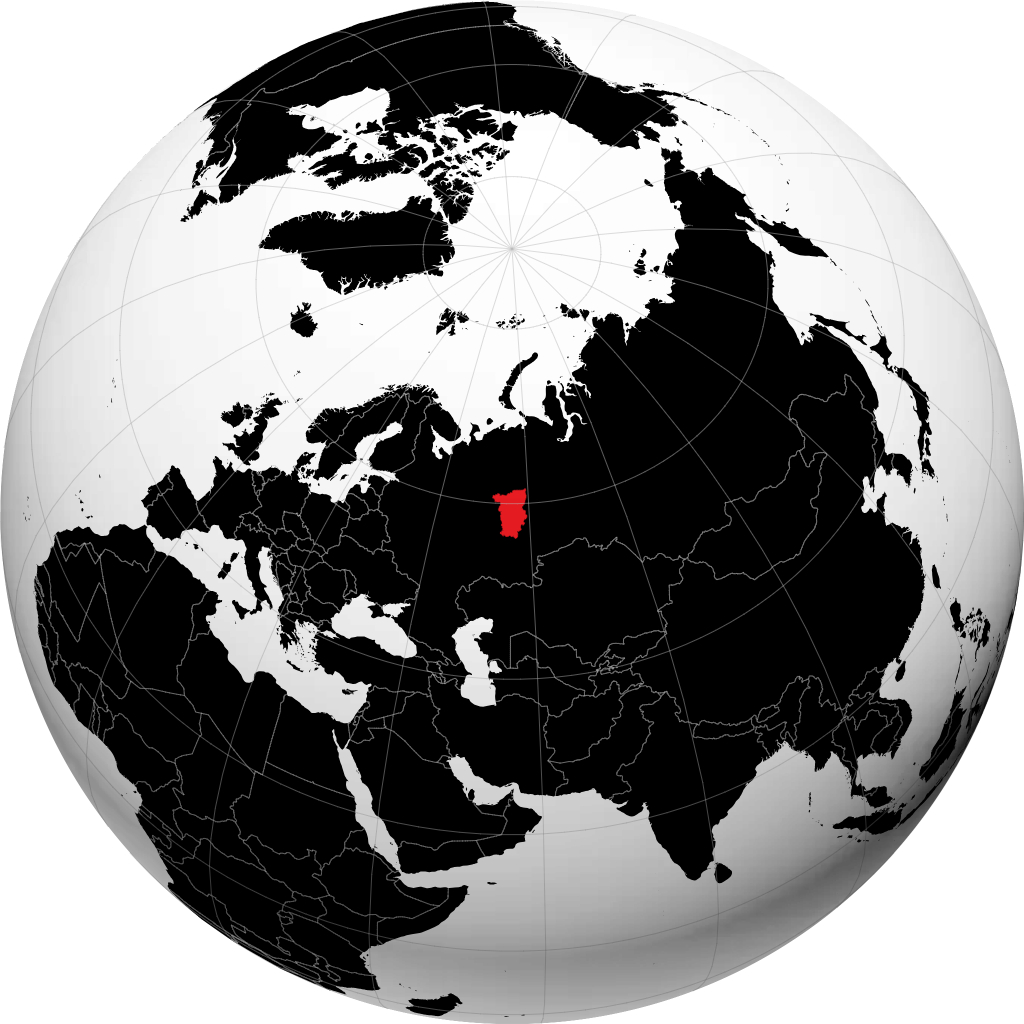 Perm Krai á hnöttnum