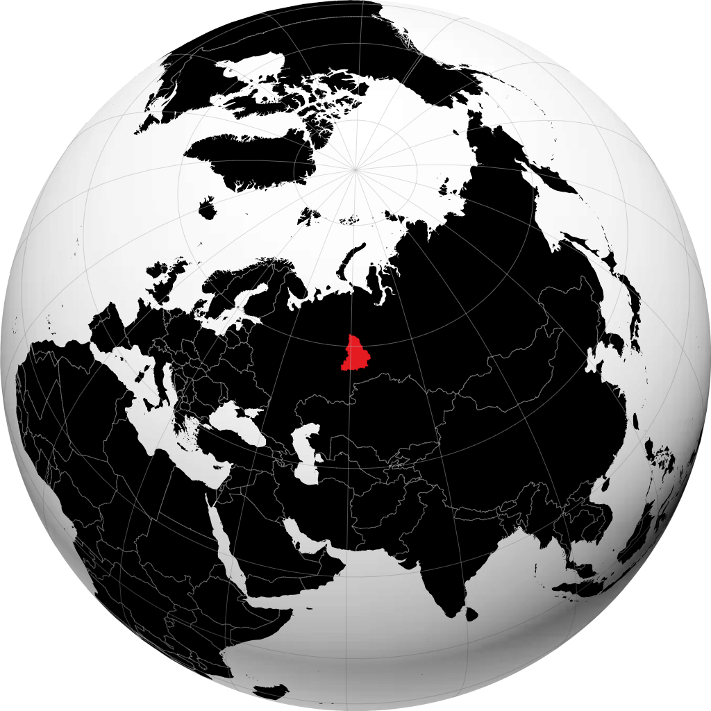Sverdlovsk hérað á hnöttnum
