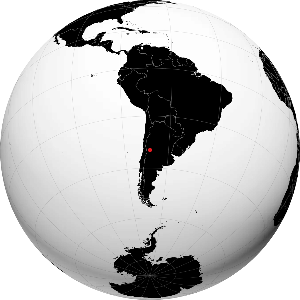 San Martín á hnöttnum