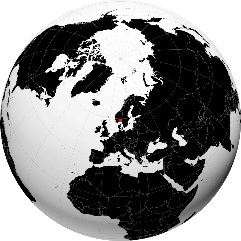 Sandefjord á hnöttnum
