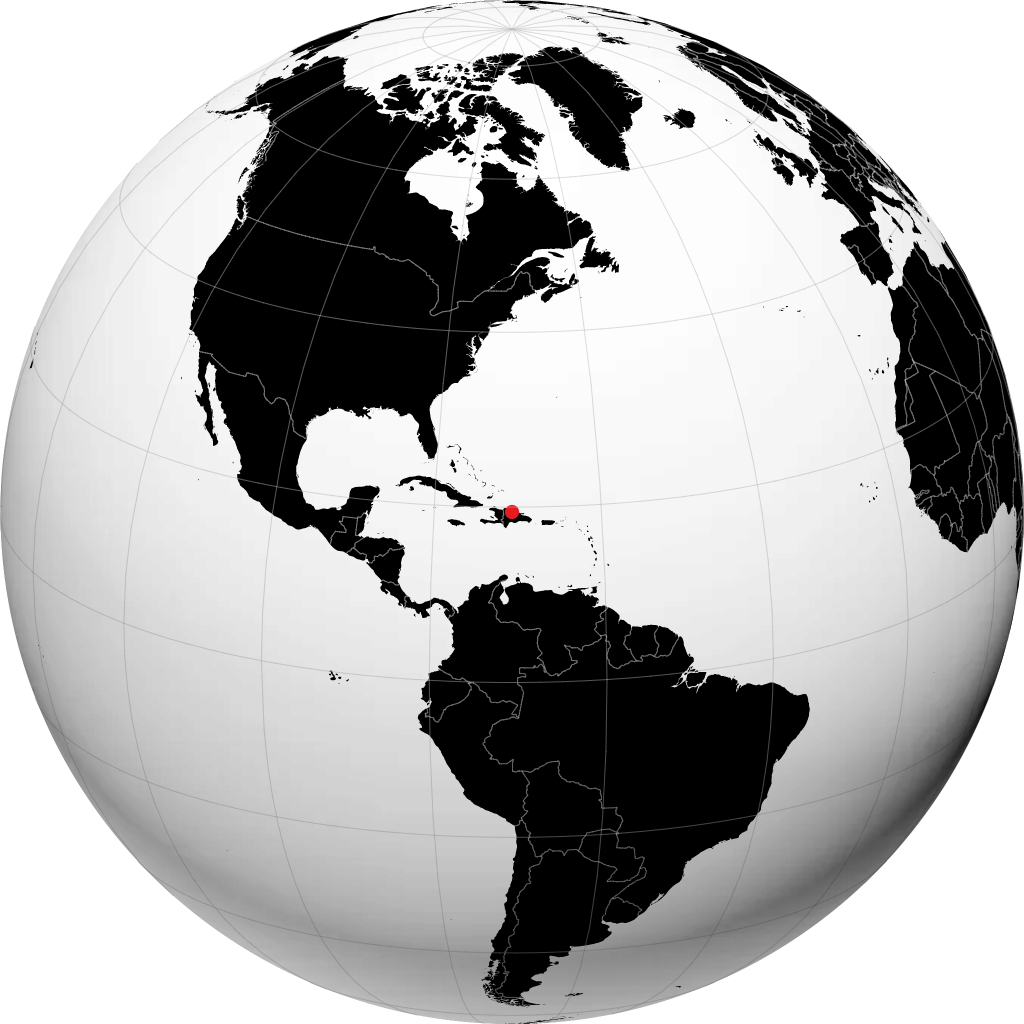 Santiago de los Caballeros á hnöttnum