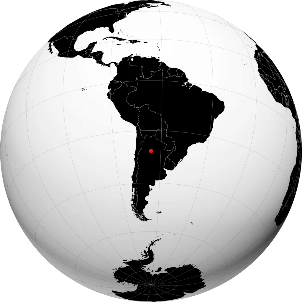 Santiago del Estero á hnöttnum