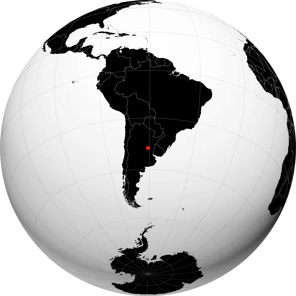 Santo Tome á hnöttnum