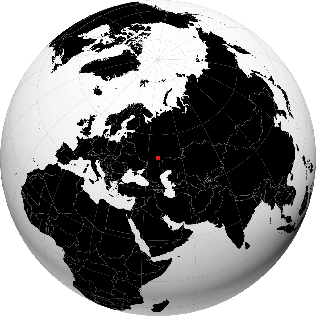 Saratov á hnöttnum