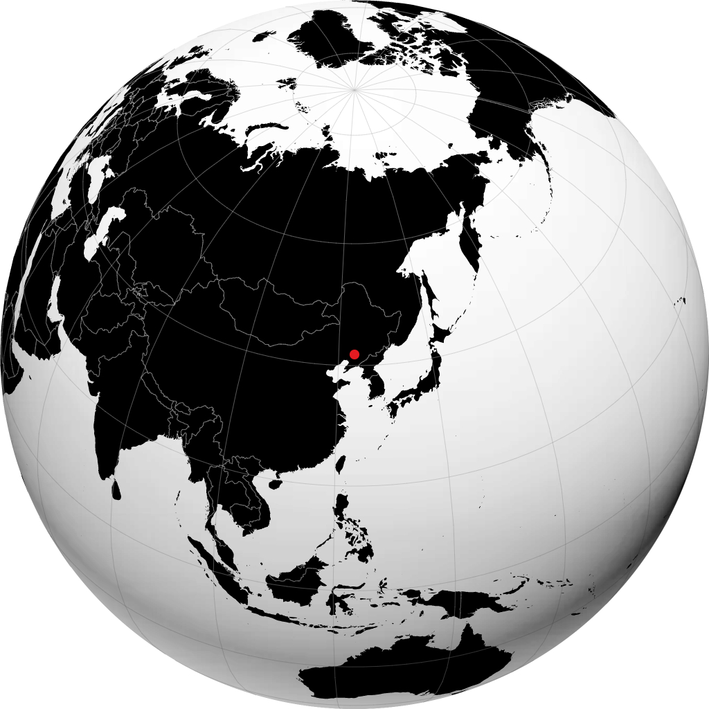 Shenyang á hnöttnum