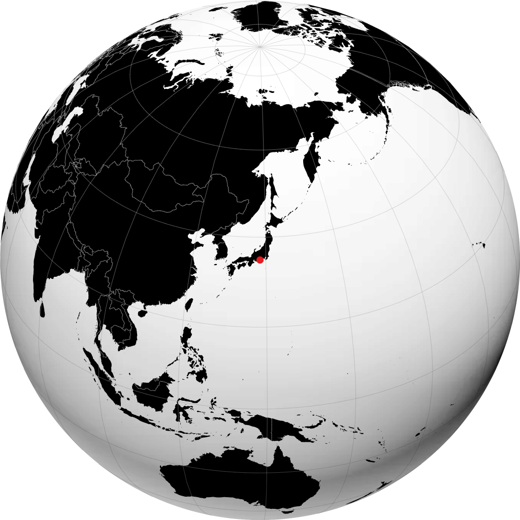 Shizuoka á hnöttnum