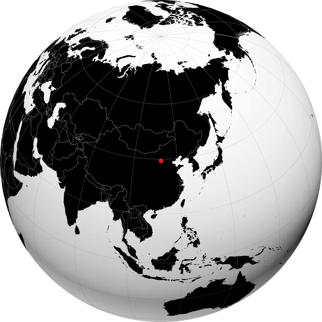 Shuozhou á hnöttnum