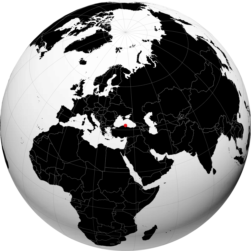 Sinop á hnöttnum