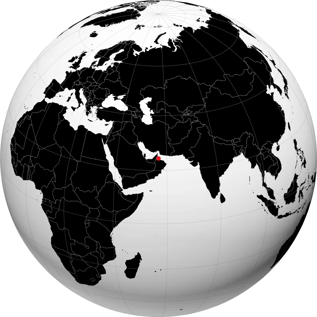 Sohar á hnöttnum