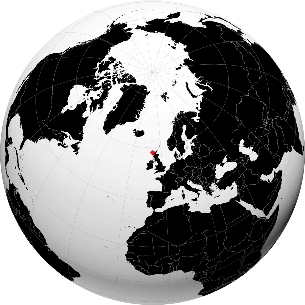 Stornoway á hnöttnum